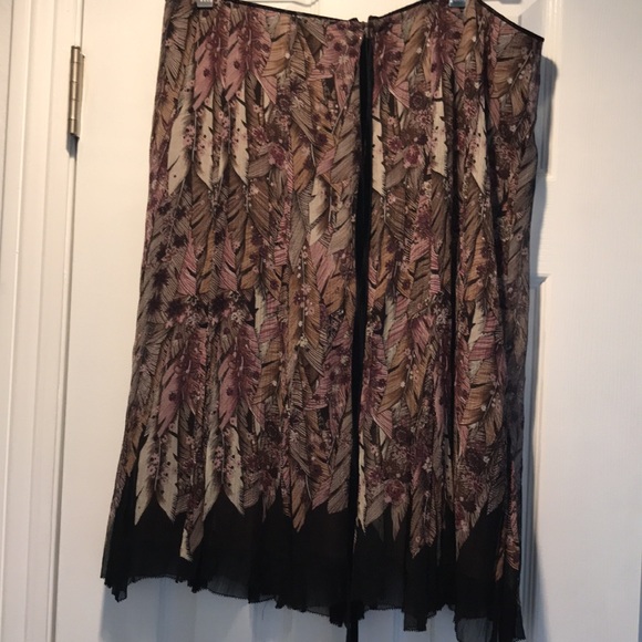 Elie Tahari silk skirt set - size L/12 - Picture 5 of 6